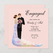 Invitation aux fiançailles (Devant / Derrière)