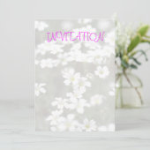 Invitation aux fleurs blanches (Debout devant)