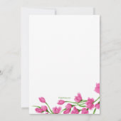 Invitation aux frontières florales (Dos)