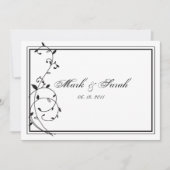 Invitation aux frontières noires et blanches class (Devant)