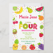 invitation aux fruits doux quatre ans (Devant)