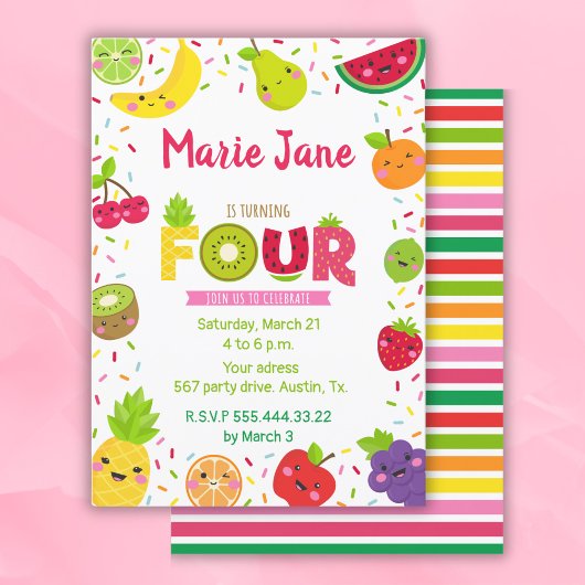 invitation aux fruits doux quatre ans