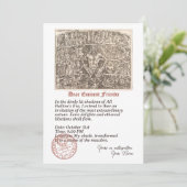 Invitation aux libations éthérées d'Halloween (Debout devant)