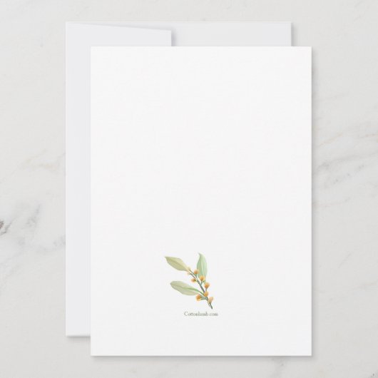 Invitation aux Lys Rubrum (Dos)