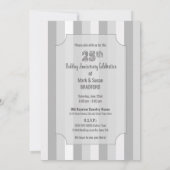 Invitation aux noces d'argent (25 ans de mariage), (Dos)