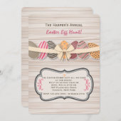 Invitation aux oeufs de Pâques (Devant / Derrière)