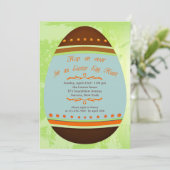 Invitation aux oeufs de Pâques (Debout devant)