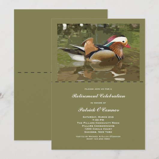 Invitation aux Oiseaux d'Eau (Devant / Derrière)