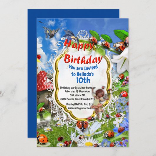 INVITATION AUX OISEAUX-ÉCHES ET AUX BOUTEILLES (Devant / Derrière)