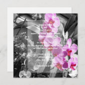 invitation aux orchidées (Devant / Derrière)