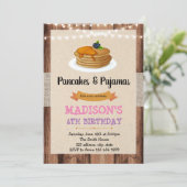 Invitation aux pancakes vintage (Debout devant)