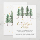 Invitation aux Pins d'Hiver et Soirée de Noël. (Devant / Derrière)