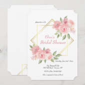 Invitation aux Pivoines Roses (Devant / Derrière)