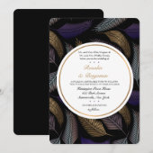 Invitation aux plumes élégantes (Devant / Derrière)