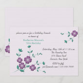 Invitation aux Posies de Coin (Devant / Derrière)