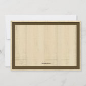 Invitation Avalez, avalez l'invitation de dîner de (Dos)