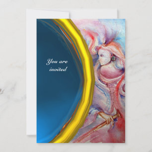 Invitation AVALON, bleu gem