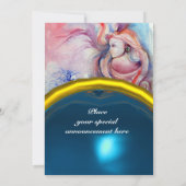 Invitation AVALON, bleu gemme (Dos)