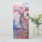 Invitation AVALON champagne métallique violet rose psychédéli (Debout devant)