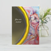 Invitation AVALON, gris gemme (Debout devant)