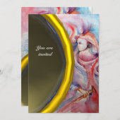 Invitation AVALON, gris gemme (Devant / Derrière)