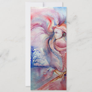 Invitation AVALON, Magie et Mystère doux rose violet bleu