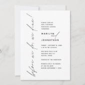 Invitation Avant De Dîner, Nous Dînons De Répétition Mariage (Devant)