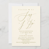 Invitation Avant de dire "Je le fais", Dîner de répétition Ma (Devant)