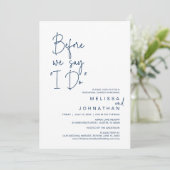 Invitation Avant De Dire "Je Le Fais", Dîner De Répétition Ma (Debout devant)