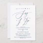 Invitation Avant de dire "Je le fais", Dîner de répétition Ma (Devant)