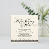 Invitation Avant de dire oui Réception Carré Ivoire (Debout devant)