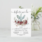 Invitation Avant de faire nous Dînons de répétition Dîner (Debout devant)