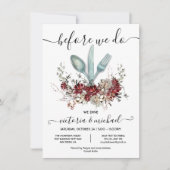 Invitation Avant de faire nous Dînons de répétition Dîner (Devant)