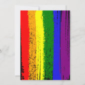 Invitation Avant de faire Pride Heart LGBT Dîner de répétitio (Dos)