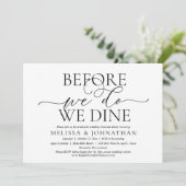 Invitation Avant De Le Faire, Nous Dînons, Dîner De Répétitio (Debout devant)