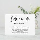 Invitation Avant De Le Faire, Nous Dînons, Dîner De Répétitio (Debout devant)