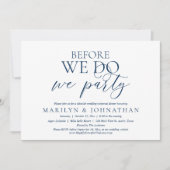 Invitation Avant De Le Faire, Nous Faisons La Fête, Dîner De  (Devant)