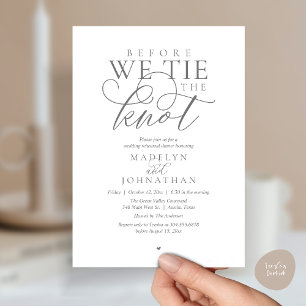 Invitation "Avant de nous marier", Dîner de répétition de mar