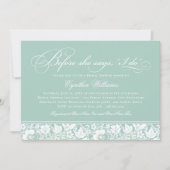 Invitation Avant Elle Dit Que Je Fais Fête des mariées De Mon (Devant)