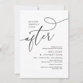 Invitation Avant Heureux Jamais Après Le Dîner De Répétition (Devant)