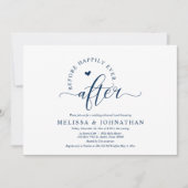 Invitation Avant Heureux Jamais Après Le Dîner De Répétition (Devant)