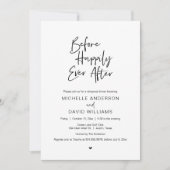 Invitation Avant Joyeusement Après, Dîner De Répétition (Devant)