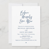 Invitation Avant Joyeux Jour après, Dîner de répétition Invit (Devant)