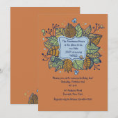 Invitation Avant la Chute des Feuilles (Devant / Derrière)