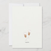 Invitation Avant leur soirée de mariage (Dos)