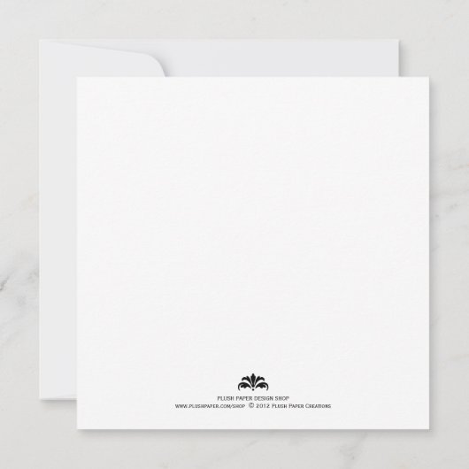 Invitation Avant Qu'Ils Disent Je Fais Un Dîner De Répétition (Dos)