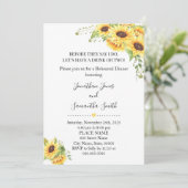 Invitation Avant qu'ils disent que je fais des tournesols rép (Debout devant)