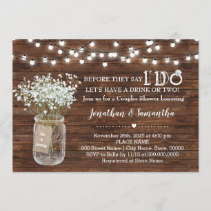 Invitation Avant qu'ils disent que je fais mariage couples do