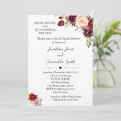 Invitation Avant qu'ils disent que je suis couples douche mar (Debout devant)