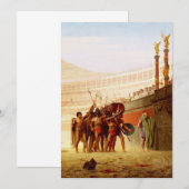 Invitation Ave César de Jean-Léon Gérôme (Devant / Derrière)